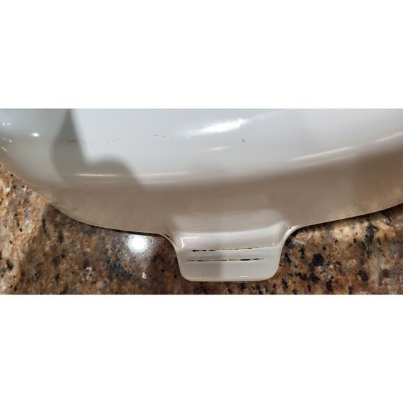 Corning Ware MW-16 10 x 10 White MicroMake Browning Dish w/ Lid - Picture 14 of 16